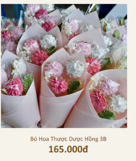  2024 - Bó Thược Dược 2 Bông - Thanh Tâm Đào 