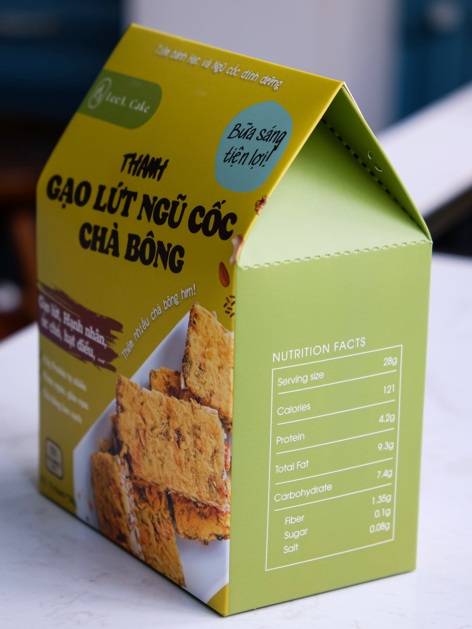  Thanh Gạo Lứt Ngũ Cốc Chà Bông TT ( Hộp 12 thanh ) 