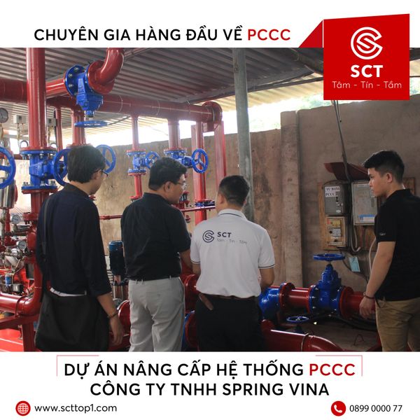 DỰ ÁN PCCC NHÀ MÁY SPRING VINA – CÔNG TY TNHH ĐẦU TƯ SCT HOLDINGS