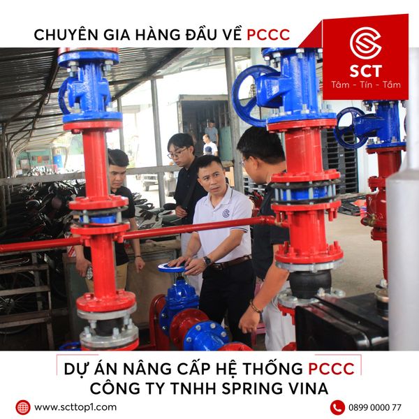 DỰ ÁN PCCC NHÀ MÁY SPRING VINA – CÔNG TY TNHH ĐẦU TƯ SCT HOLDINGS