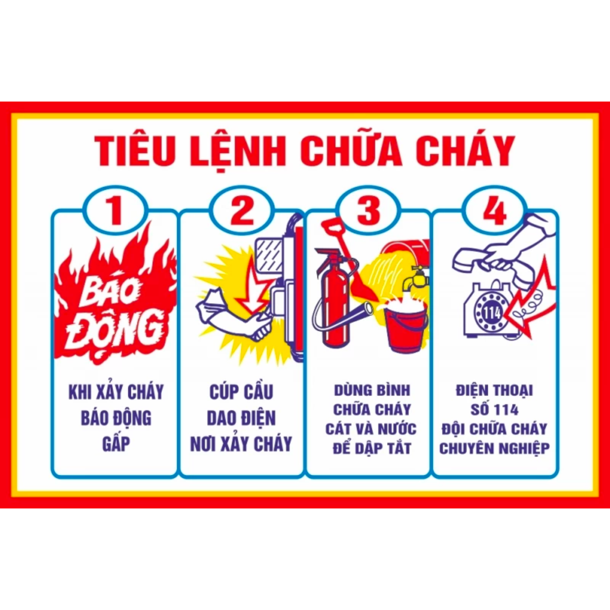  TIÊU LỆNH CHỮA CHÁY 