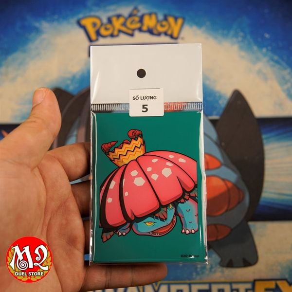 Bọc bài Standard Size Pokemon Venusaur VMAX Sleeves - Chính hãng Nitendo