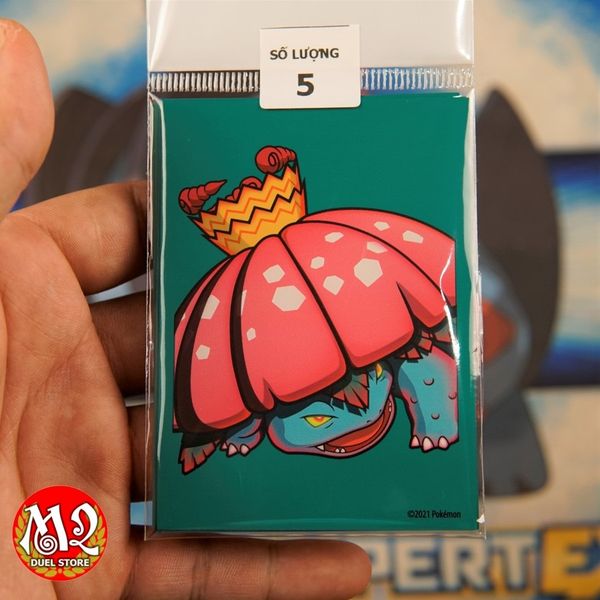 Bọc bài Standard Size Pokemon Venusaur VMAX Sleeves - Chính hãng Nitendo
