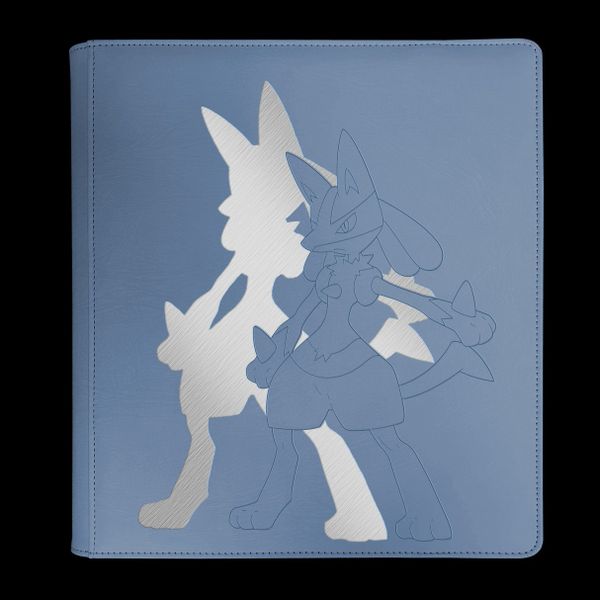 Album sưu tập Pokemon Lucario - Elite Series, Zippered (12-Pocket) PRO Binder - Chính hãng Ultra Pro