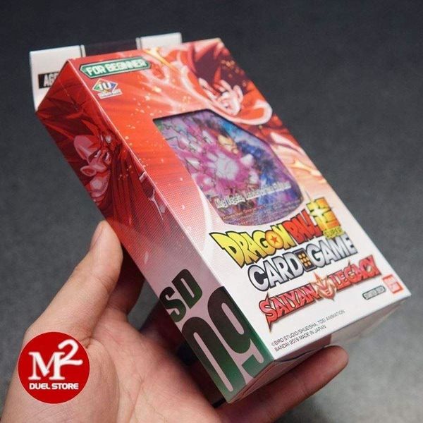 Hộp thẻ bài Dragon Ball Super SD09 Saiyan Legacy - Starter Deck - Chính hãng Bandai