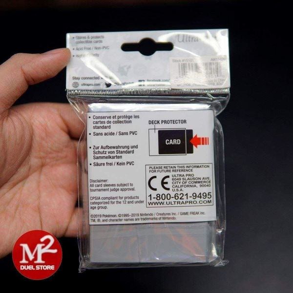 Bọc bài Standard size Pokemon Pikachu 2019 Chroma Fusion Sleeves - Chính hãng Ultra Pro