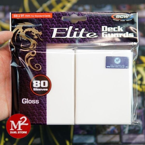 Bọc bài Standard Size Elite GLOSS Sleeves - Chính hãng BCW
