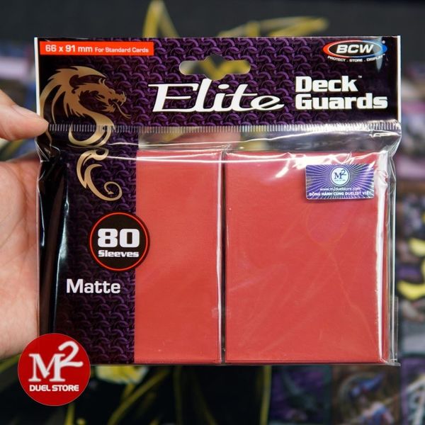 Bọc bài Standard Size Elite MATTE Sleeves - Chính hãng BCW