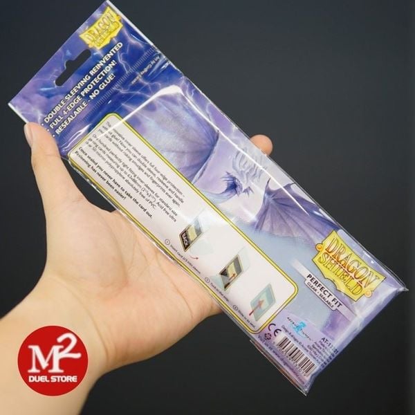 Bọc bài Standard Size Perfect Fit Sealable Sleeves - CLEAR Trong suốt - Chính hãng Dragon Shield