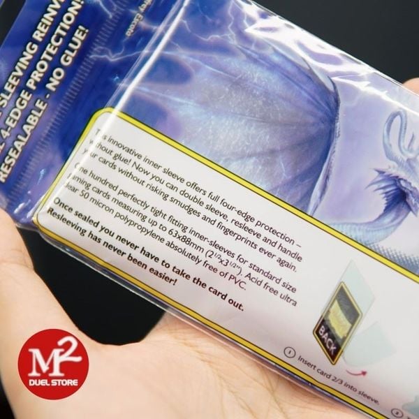 Bọc bài Standard Size Perfect Fit Sealable Sleeves - CLEAR Trong suốt - Chính hãng Dragon Shield