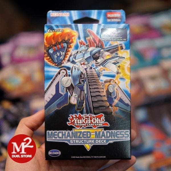 Hộp thẻ bài Yugioh Mechanized Madness Structure Deck - Chính hãng Konami