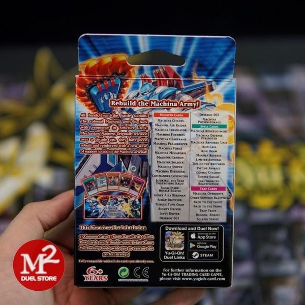 Hộp thẻ bài Yugioh Mechanized Madness Structure Deck - Chính hãng Konami