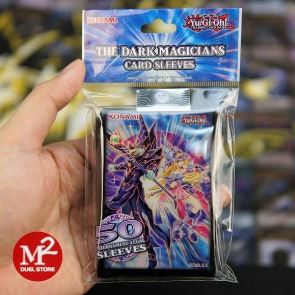 Bọc bài Yugioh The Dark Magicians Card Sleeves - Chính hãng Konami