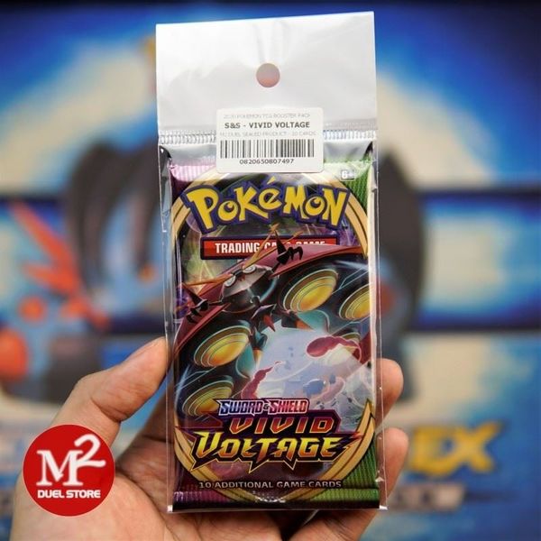 Gói thẻ bài Pokemon Sword & Shield VIVID VOLTAGE - Booster Pack - Chính hãng Nintendo
