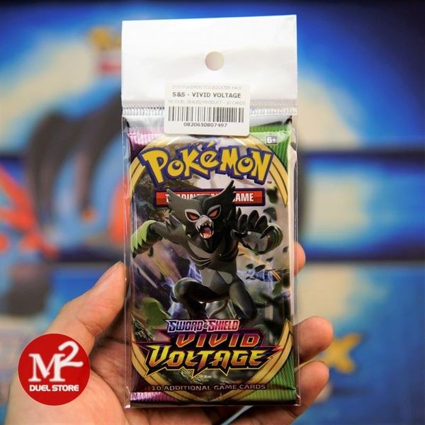 Gói thẻ bài Pokemon Sword & Shield VIVID VOLTAGE - Booster Pack - Chính hãng Nintendo