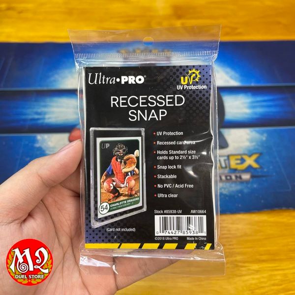 Hộp bảo vệ Recessed Snap UV Card Holder - Chính hãng Ultra Pro