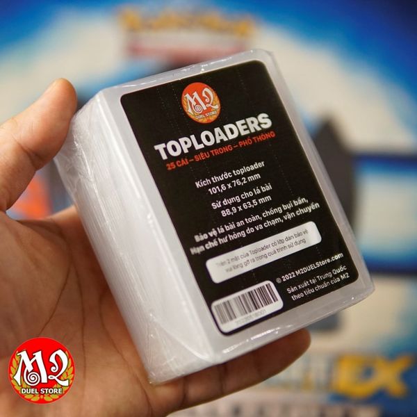 Bọc bài nhựa cứng M2 Toploader - Chính hãng M2 DUEL Store