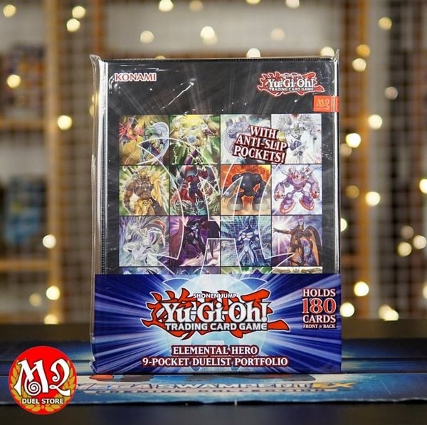 Album sưu tập Yugioh Elemental Hero 9-Pocket Duelist Portfolio - Chính hãng Konami