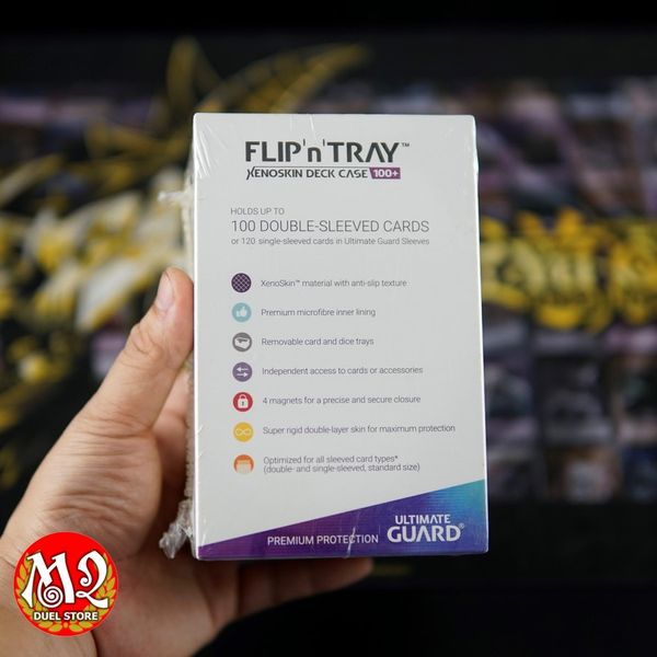 Xả kho Hộp đựng bài Flip'n'Tray 100+ XenoSkin™ Deck case - Chính hãng Ultimate Guard