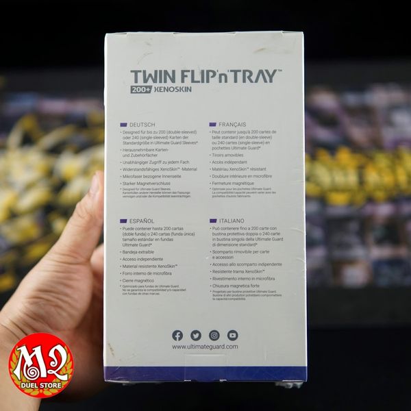 Xả kho Hộp đựng bài Twin Flip'n'Tray™ 200+ XenoSkin™ Deck case - Chính hãng Ultimate Guard