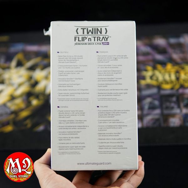 Xả kho Hộp đựng bài Twin Flip'n'Tray™ 200+ XenoSkin™ Deck case - Chính hãng Ultimate Guard