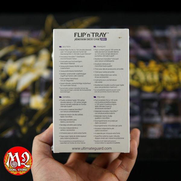 Xả kho Hộp đựng bài Flip'n'Tray 100+ XenoSkin™ Deck case - Chính hãng Ultimate Guard