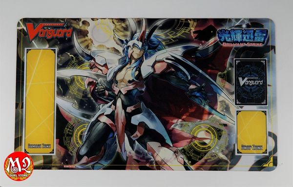 Bàn đấu bài Vanguard Brilliant Strike Salvation Lion, Grand Ezel Scissors Game Mat - Chính hãng Bushiroad