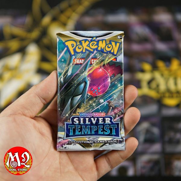 Gói thẻ bài Pokemon Sword & Shield SILVER TEMPEST - Booster Pack - Chính hãng Nintendo