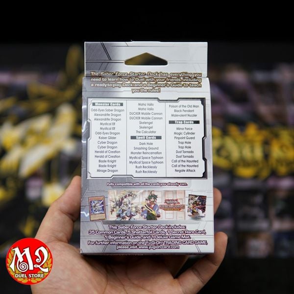 Hộp thẻ bài Yugioh Saber Force Starter Deck - Chính hãng Konami