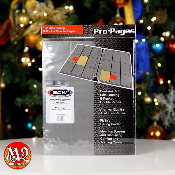 Trang album 9 ô rời dành cho Bìa Album - Chính hãng BCW (Sản phẩm bị rách seal dán keo trong cố định bên phải)