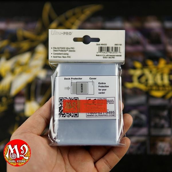 Bọc bài Small size PRO Fit Outer Sleeve Covers - Trong suốt - Chính hãng Ultra PRO