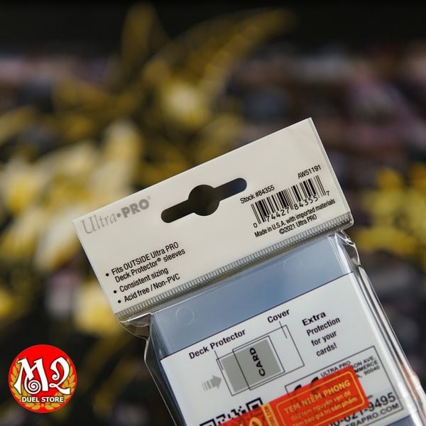 Bọc bài Small size PRO Fit Outer Sleeve Covers - Trong suốt - Chính hãng Ultra PRO