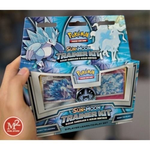 Hộp thẻ bài Pokemon Sun & Moon - Alolan Sandslash và Alolan Ninetales Trainer Kit - Theme Deck - Chính hãng Nintendo
