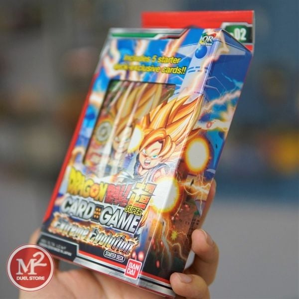 Hộp thẻ bài Dragon Ball Super SD02 Extreme Evolution - Starter Deck - Chính hãng Bandai