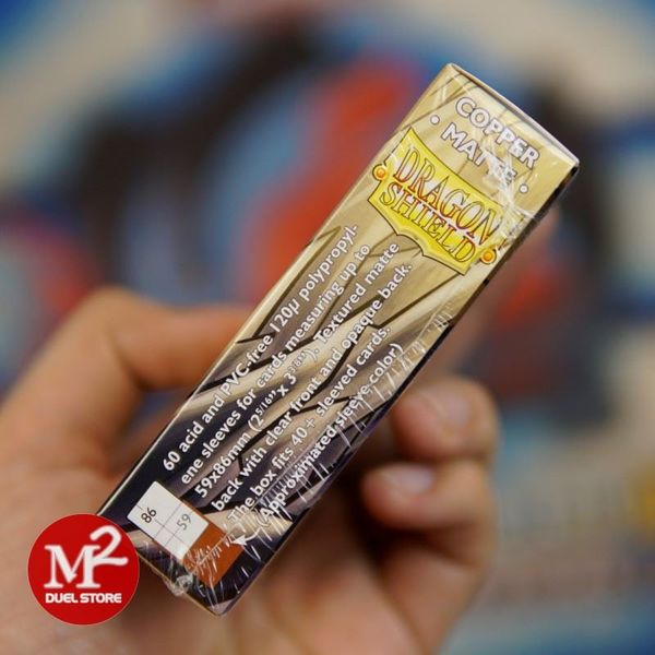 Bọc bài Japanese size Matte Sleeves - Copper - Màu đồng - Chính hãng Dragon Shield