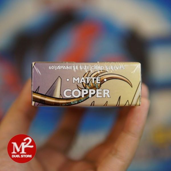 Bọc bài Japanese size Matte Sleeves - Copper - Màu đồng - Chính hãng Dragon Shield