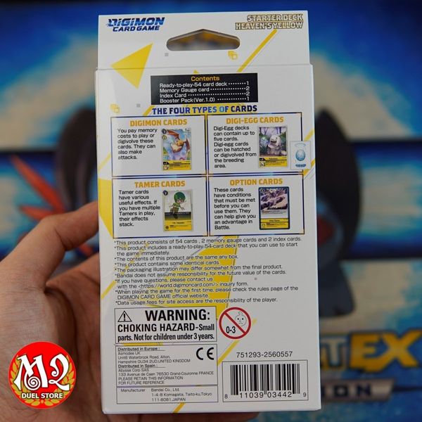 Hộp thẻ bài Digimon Card Game Heaven's Yellow Starter Deck - Chính hãng Bandai