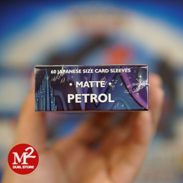 Bọc bài Japanese size Matte Sleeves - Petrol - Xanh nhớt - Chính hãng Dragon Shield