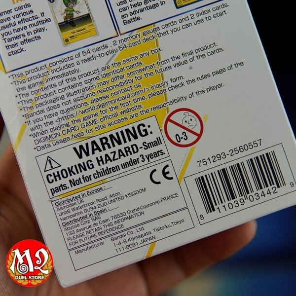 Hộp thẻ bài Digimon Card Game Heaven's Yellow Starter Deck - Chính hãng Bandai