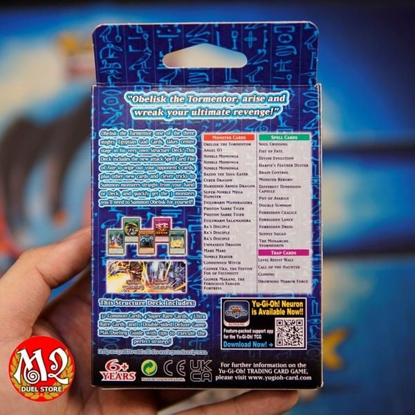 Hộp thẻ bài Yugioh Egyptian God Deck: Obelisk the Tormentor Structure Deck - Chính hãng Konami