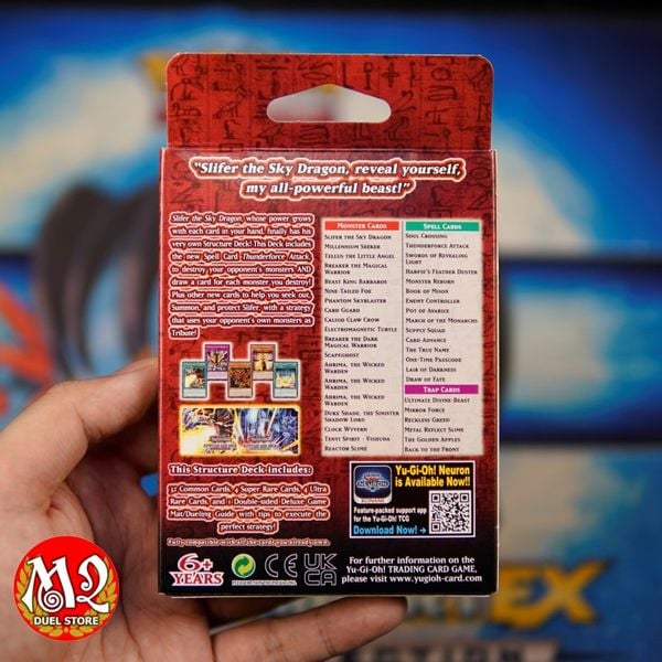 Hộp thẻ bài Yugioh Egyptian God Deck: Slifer the Sky Dragon Structure Deck - Chính hãng Konami