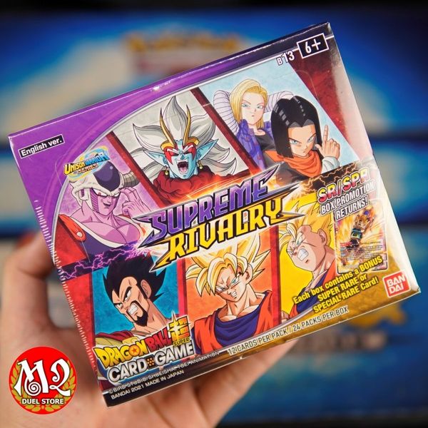 Hộp thẻ bài Dragon Ball Super SUPREME RIVALRY BOOSTER BOX B13 - Chính hãng Bandai