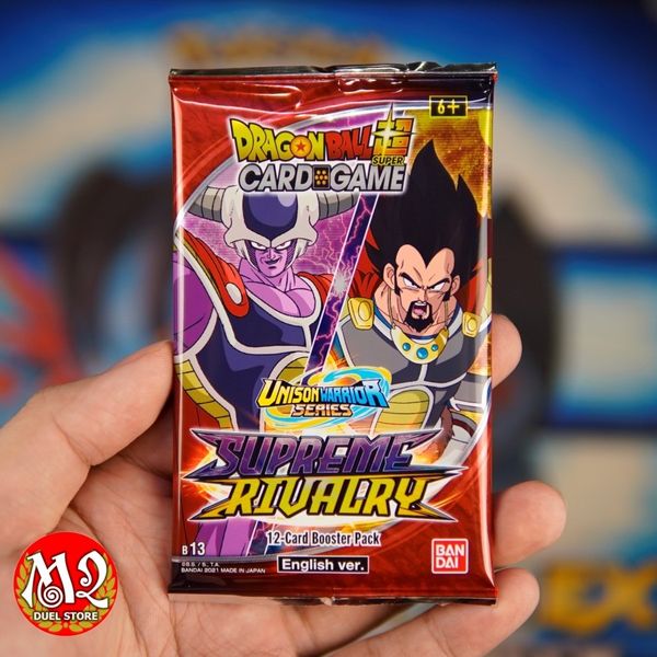 Gói thẻ bài Dragon Ball Super Card Game UNISON WARRIOR SERIES 04 - SUPREME RIVALRY B13 - Booster Pack - Chính hãng Bandai
