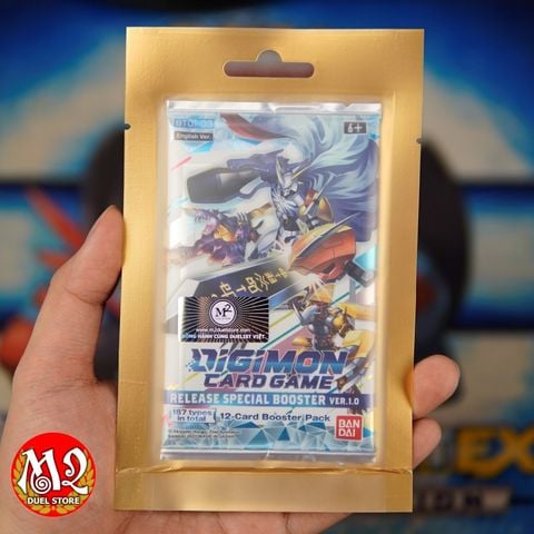 Gói thẻ bài Digimon Card Game VER.1.0 Booster Pack - Chính hãng Bandai