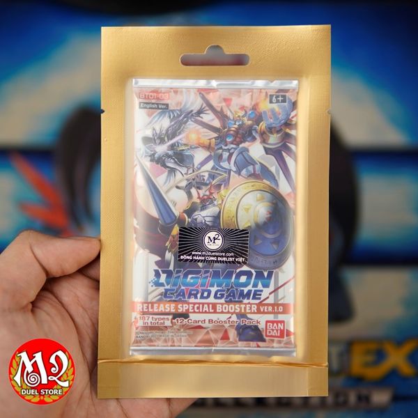 Gói thẻ bài Digimon Card Game VER.1.0 Booster Pack - Chính hãng Bandai