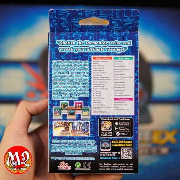 Hộp thẻ bài Yugioh Egyptian God Deck: Obelisk the Tormentor Structure Deck - Chính hãng Konami