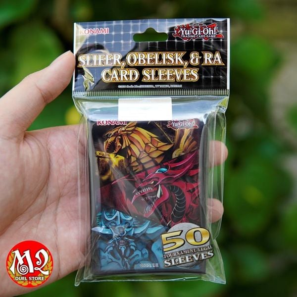 Bọc bài Yugioh Egyptian God Slifer, Obelisk, & Ra Card Sleeves - Chính hãng Konami