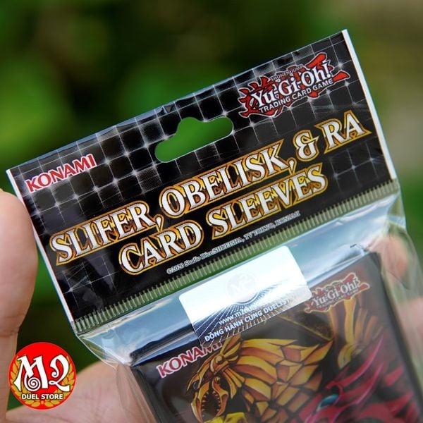 Bọc bài Yugioh Egyptian God Slifer, Obelisk, & Ra Card Sleeves - Chính hãng Konami