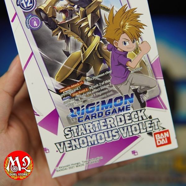Hộp thẻ bài Digimon Card Game VENOMOUS VIOLET Starter Deck Chính hãn