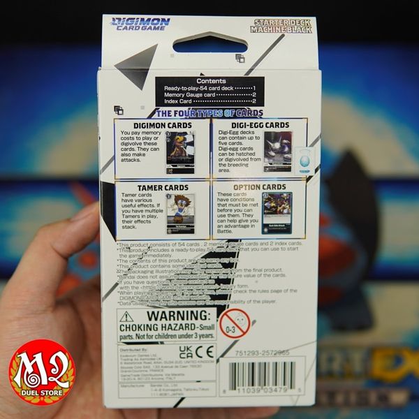 Hộp thẻ bài Digimon Card Game MACHINE BLACK Starter Deck - Chính hãng Bandai